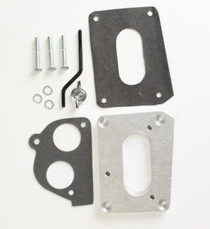 #H2J - ADAPTER PLATE: Holley 500 2-bbl to GM TBI, .5" thick