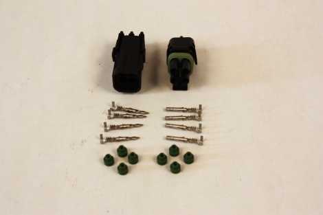 #WP268 - Weatherpack Connectors,  Quad male and female